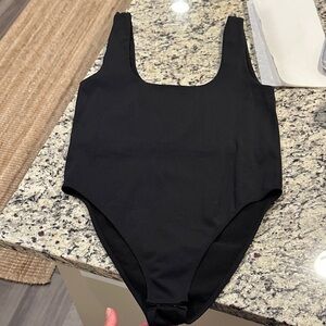NWOT Black Target Tank Bodysuit